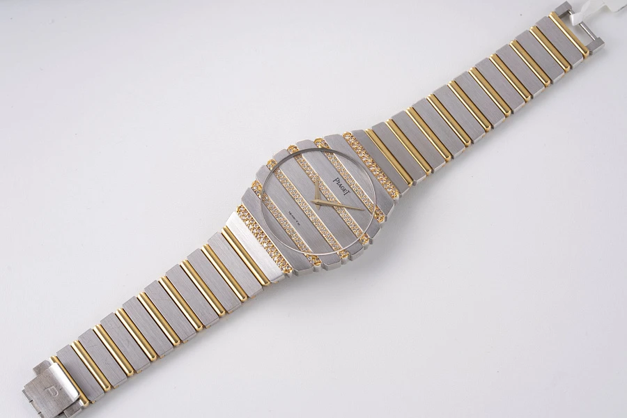 Polo Ref. 7661C701 in 18k White and Yellow Gold with Diamonds