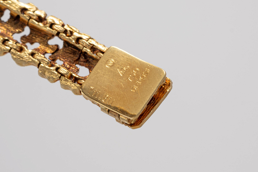 Jewelry Watch by Albert Gilbert in 18k Yellow Gold
