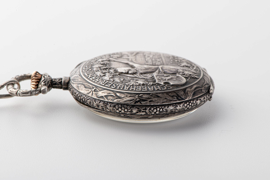 Shooting Tournament 1909 Pocket Watch in Silver