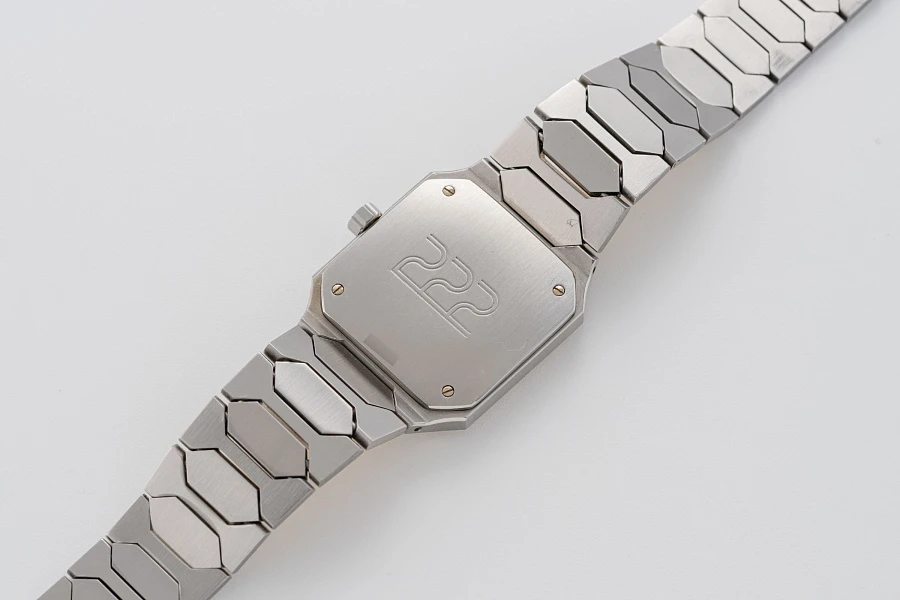 222 Square 'Saudi Dial' Ref. 46004 in Stainless Steel and 18k Yellow Gold