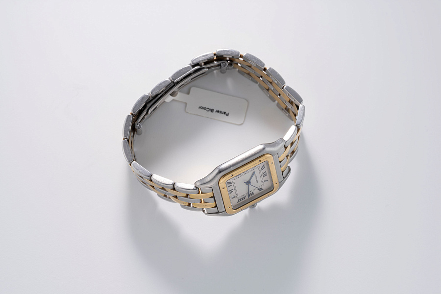 Panthère Ref. 1100 in Stainless Steel and 18k Yellow Gold