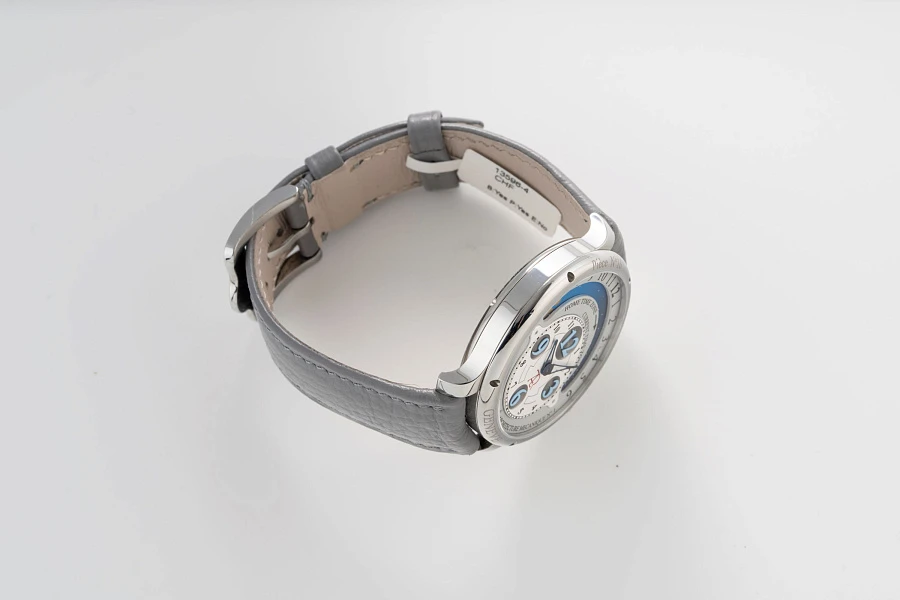 AM1 Dual Time in Stainless Steel