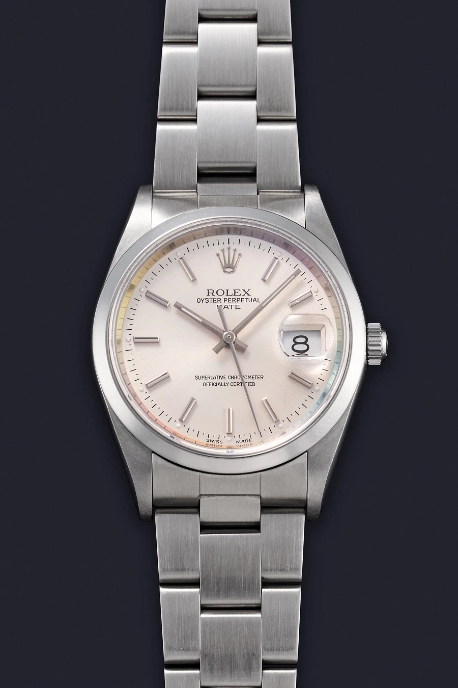 Oyster Perpetual Date Ref. 15200 in Stainless Steel