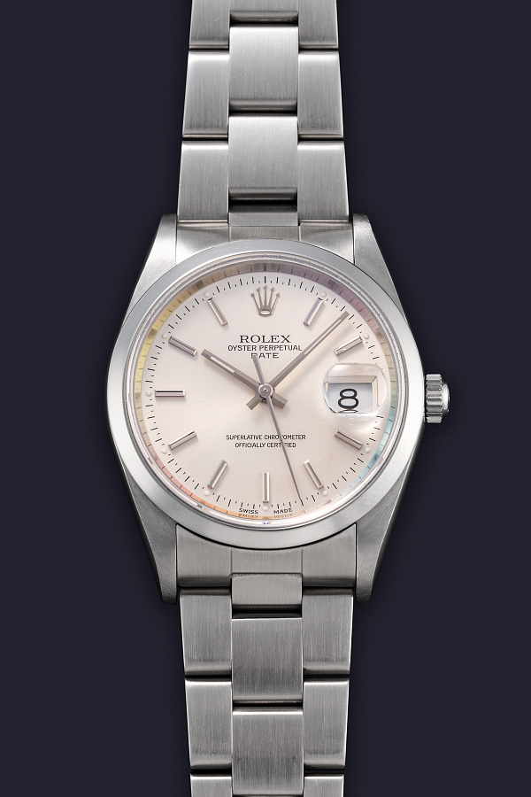 Oyster Perpetual Date Ref. 15200 in Stainless Steel