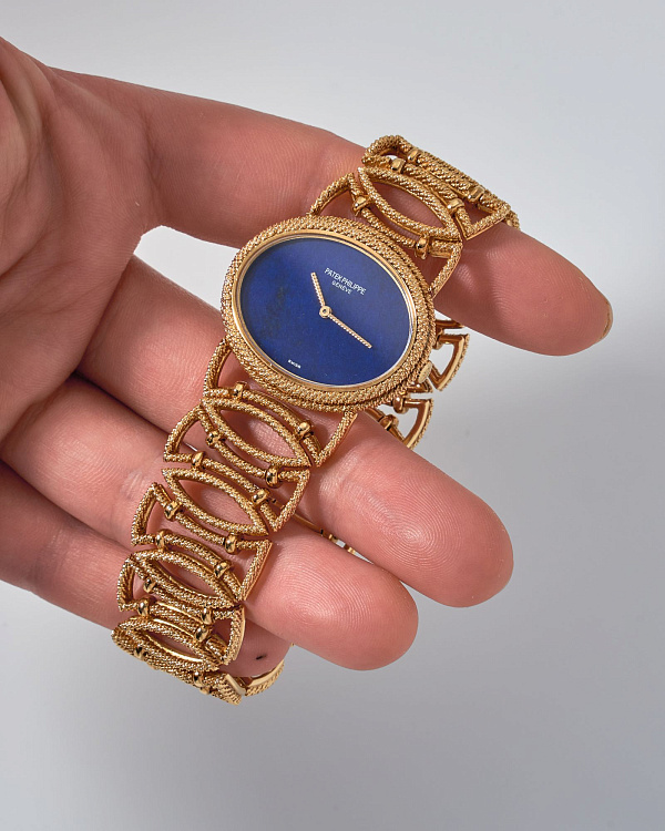 Golden Ellipse Ladies 4290 ‘Lapis Lazuli’ Yellow Gold