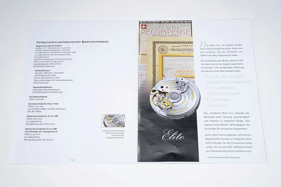 Elite Ref. 17.0125.650 in 18k Rose Gold