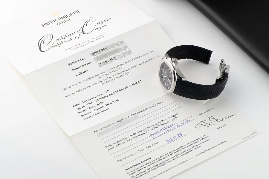 Aquanaut Travel Time Ref. 5164A-001 in Stainless Steel