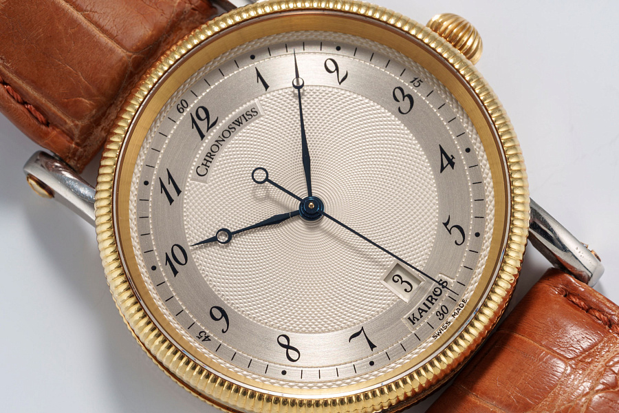 Kairos in Stainless Steel and 18k Yellow Gold