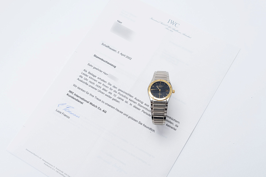 Ingenieur Quartz Ref. IW3360 in Stainless Steel and 18k Yellow Gold