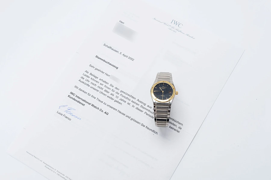 Ingenieur Quartz Ref. IW3360 in Stainless Steel and 18k Yellow Gold