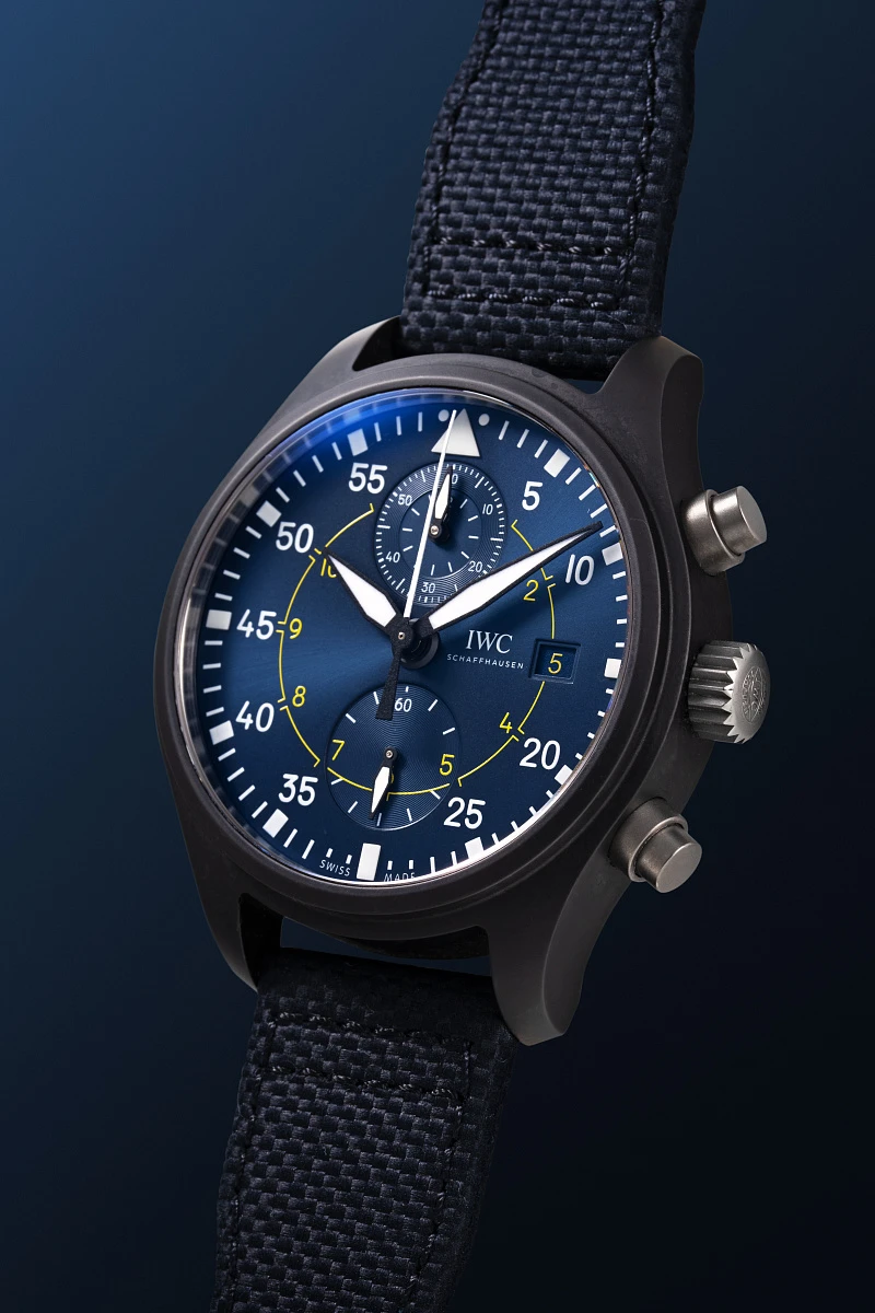 Pilot Angels Edition Flyback Chronograph Ref. IW389008 in Black Ceramic