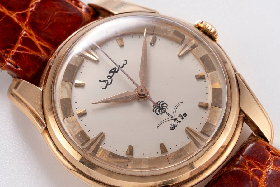 Kingdom of Saudi Arabia Emblem Dial Ref. 6615 in 14k Rose Gold