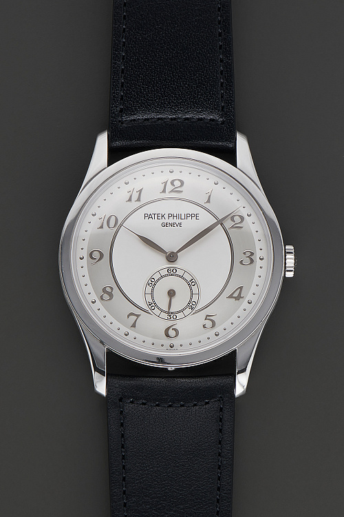 Calatrava with Breguet Numerals in Platinum