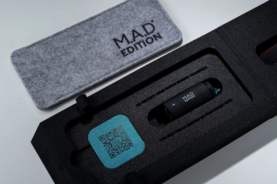 M.A.D. 1 Red in Stainless Steel