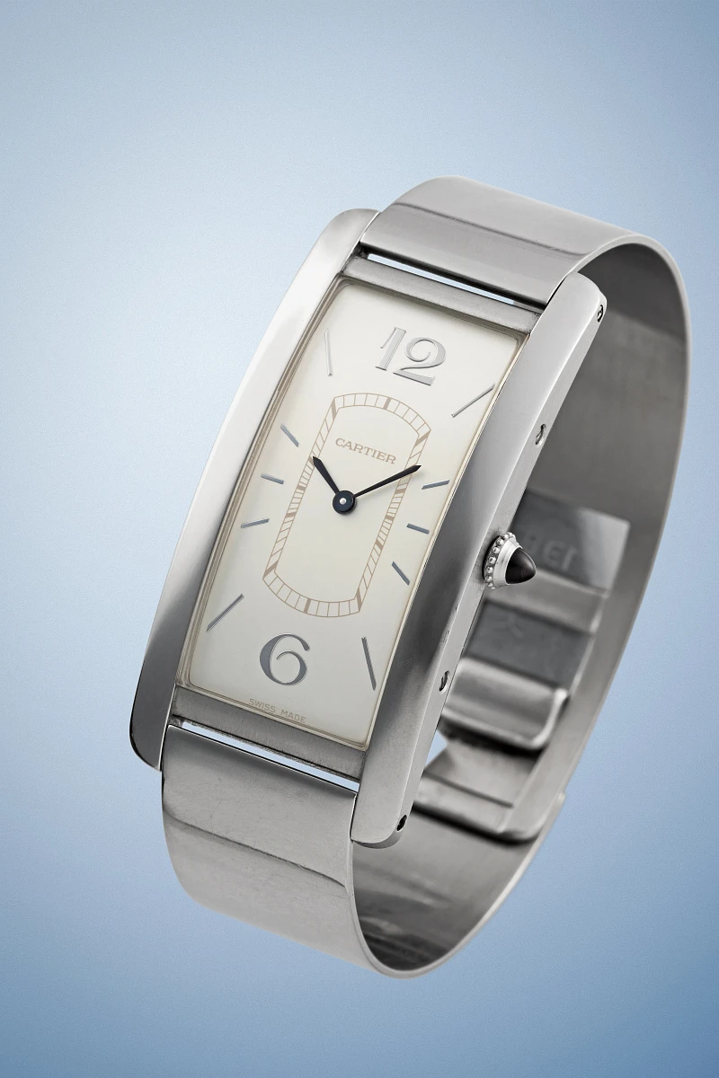 Tank Cintrée Ref. WGTA0027 in Platinum