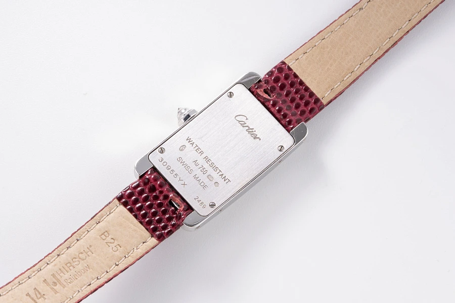 Tank Américaine Ref. 2489 in 18k White Gold with Factory Diamonds