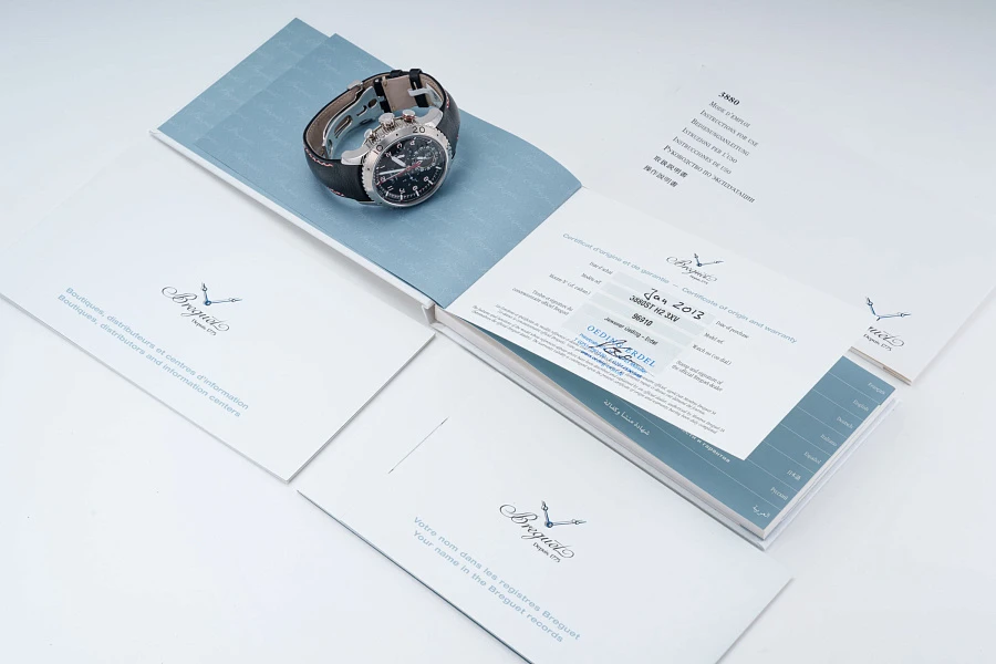 Type XXII 10Hz Chronograph GMT Ref. 3880 in Stainless Steel