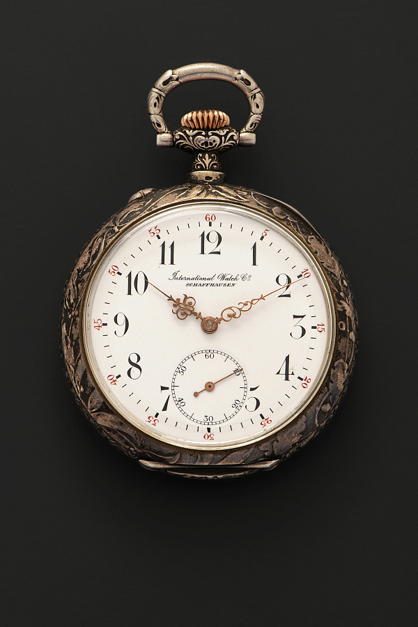Shooting Tournament 1909 Pocket Watch in Silver