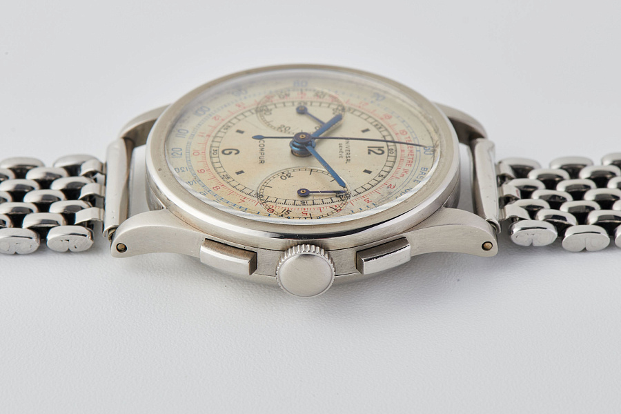 1950s Chronograph on Gay Frères Bracelet