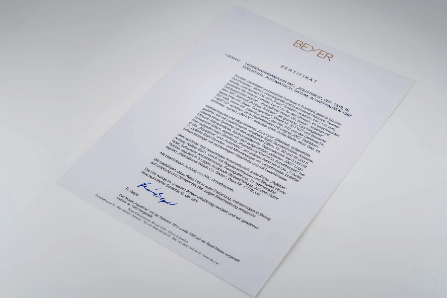 Aquatimer Supercompressor Ref. 1812 in Stainless Steel