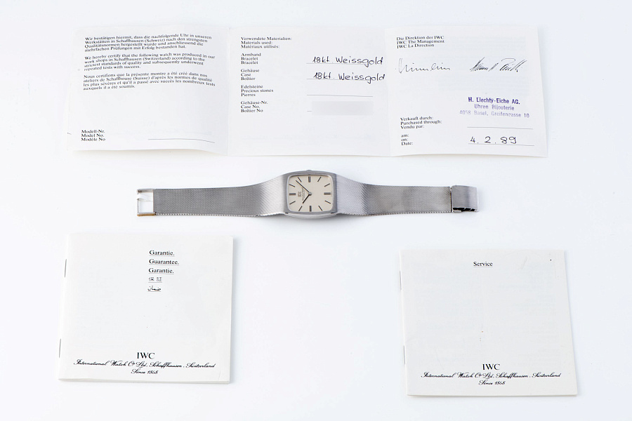 Sigma Dial Watch in 18k White Gold