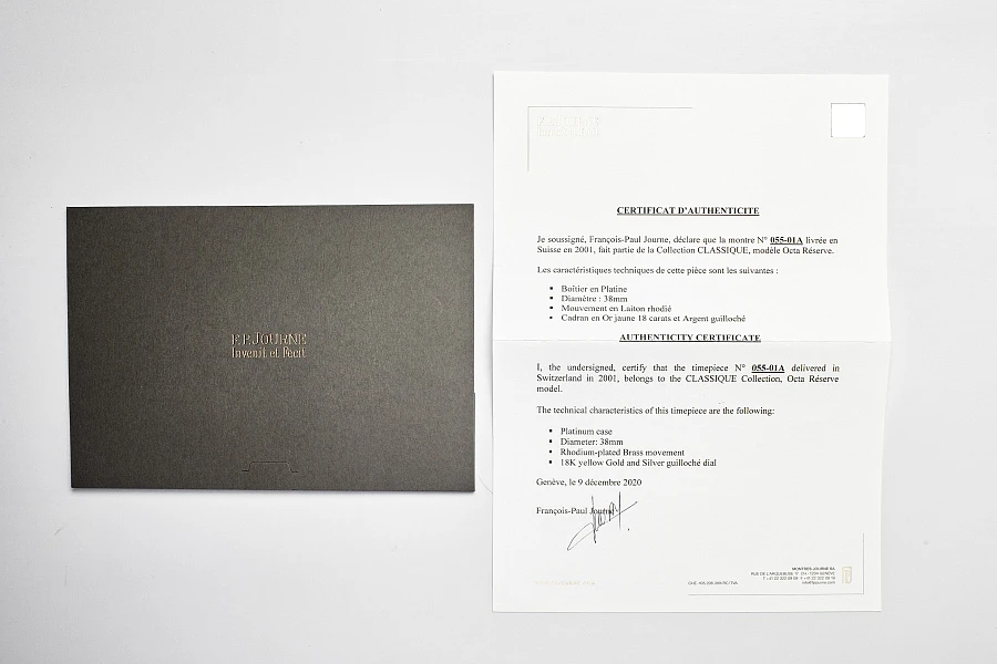 F.P.Journe Octa Brass 38mm