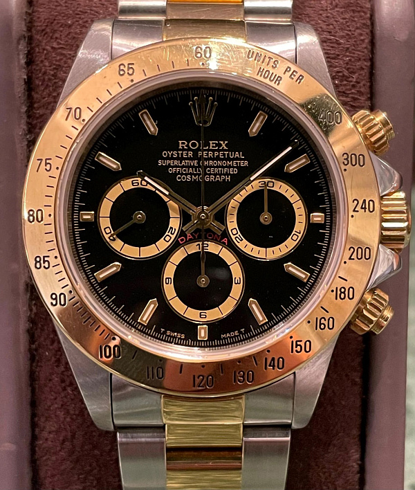 Cosmograph Daytona 16523 Steel & Gold Never Polished