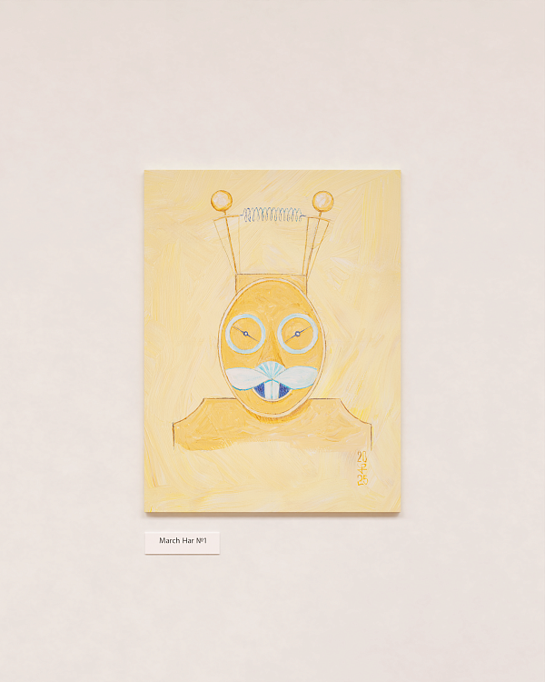 Painting of “March Har. 1”, 30 × 40 cm