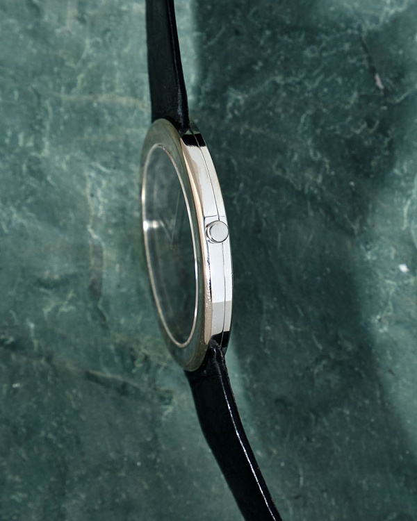 Art Collection Max Bill 87 White Gold Quartz