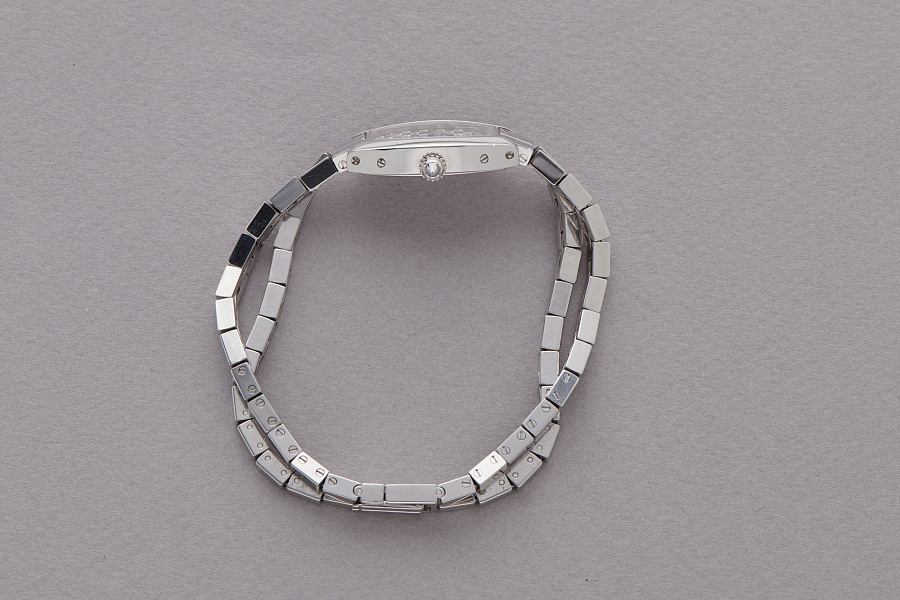 Mini Tonneau in 18k White Gold