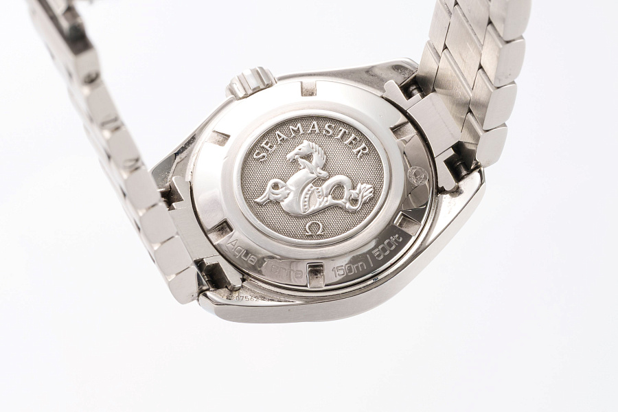 Ladies Aquaterra in Stainless Steel with Mother of Pearl Dial