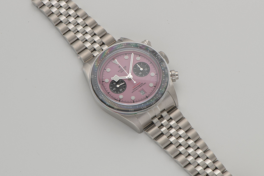 Black Bay Chronograph Pink Dial Ref. 79360N