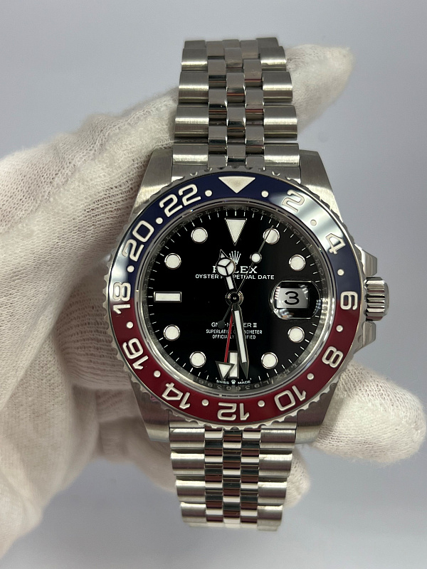 GMT-Master II Stainless Steel ‘Pepsi’