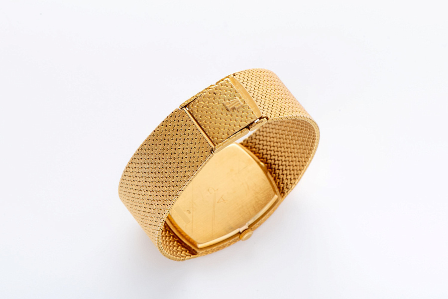 Dress Watch Ref. 674 in 18k Yellow Gold with Pink Patina