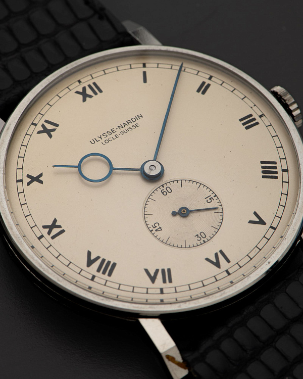 Steel Dress Watch with 'Pierced' Hour Hand