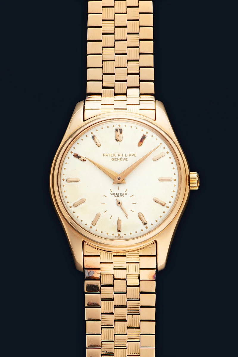 'Serpico Y Laino' Double Signed Calatrava Ref. 2526 in 18k Rose Gold