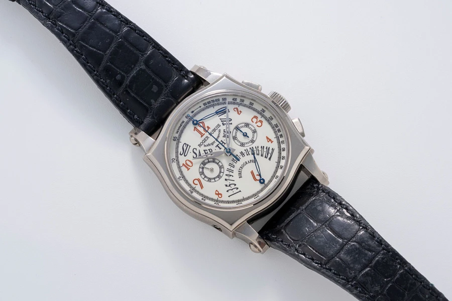 Sympathie Retrograde QP Chronograph Ref. S40 in 18k White Gold