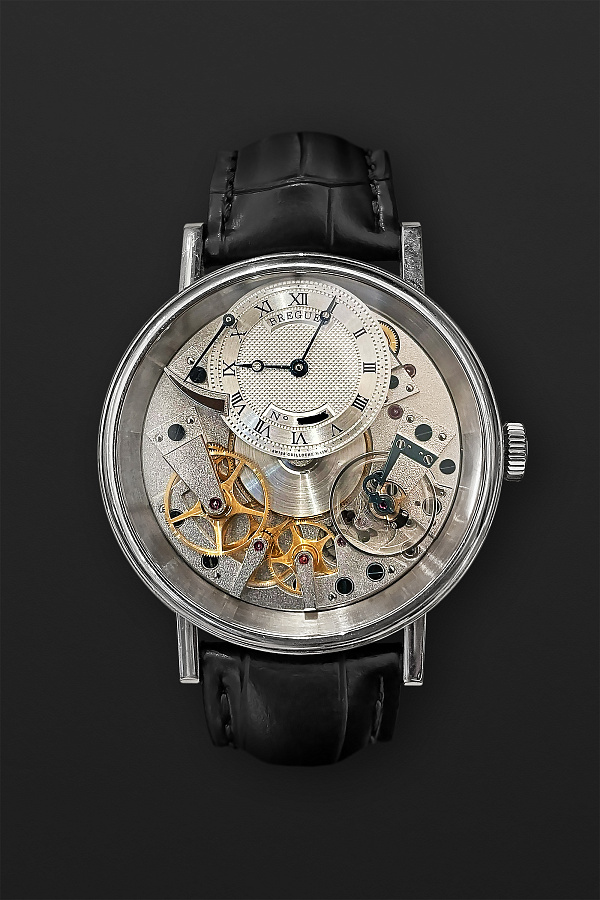 Tradition 7057 Manual Wind White Gold