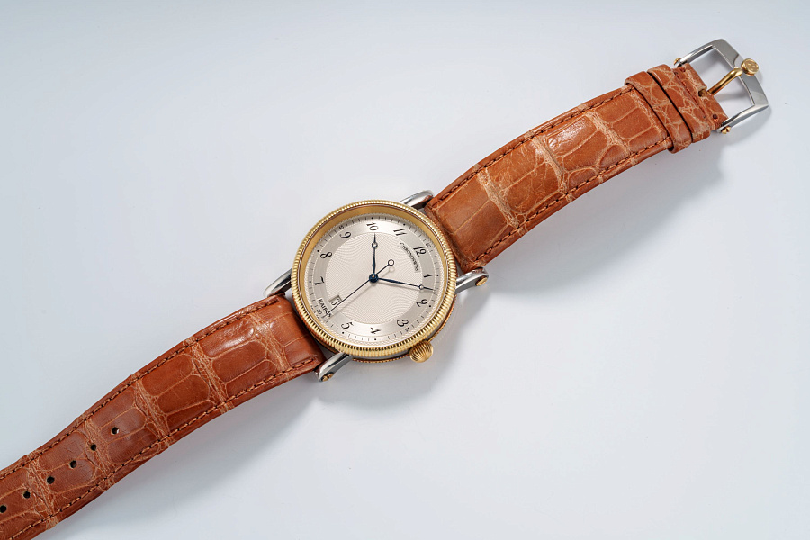 Kairos in Stainless Steel and 18k Yellow Gold