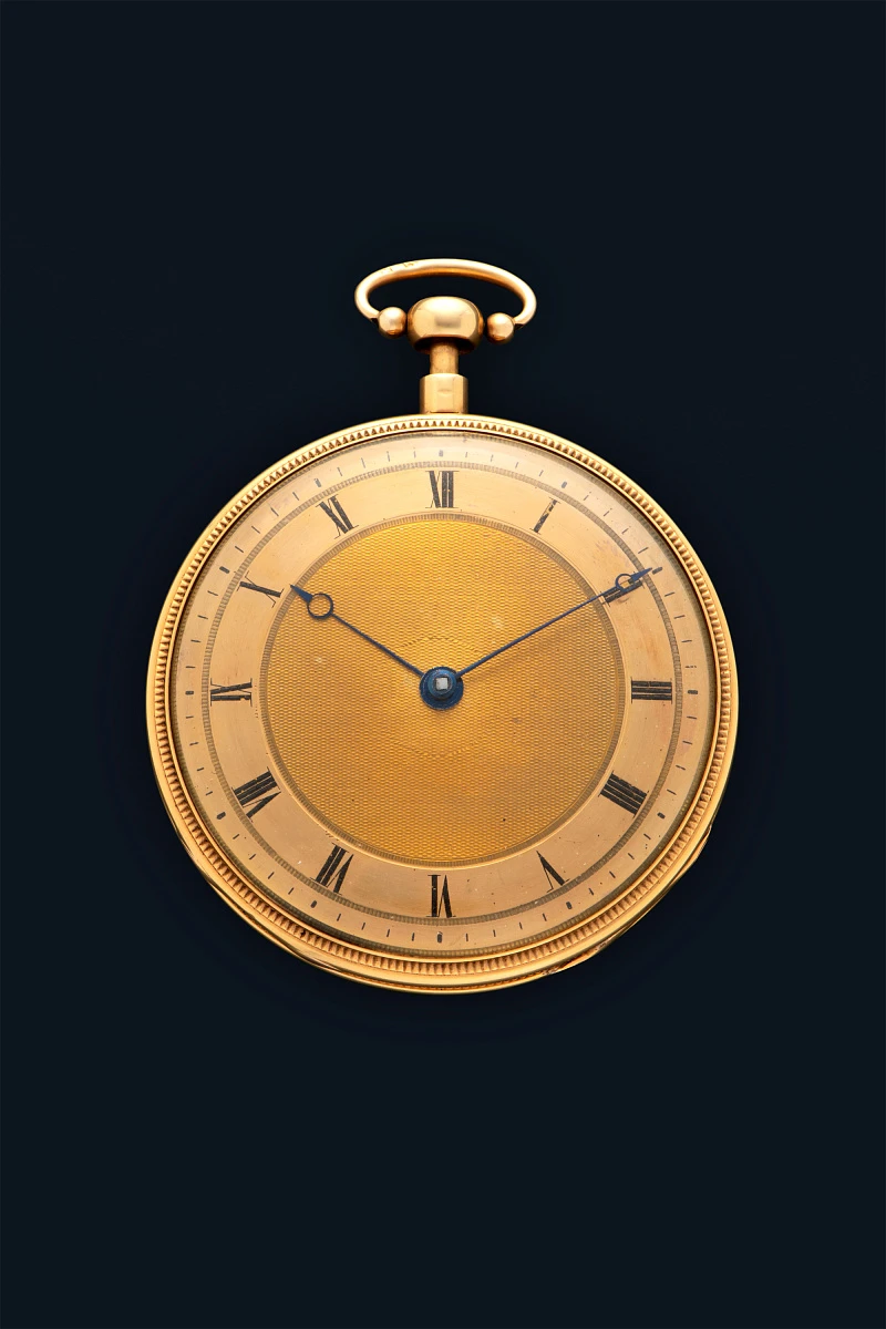 Breguet-Style Quarter Repeater Pocket Watch in 18k Yellow Gold