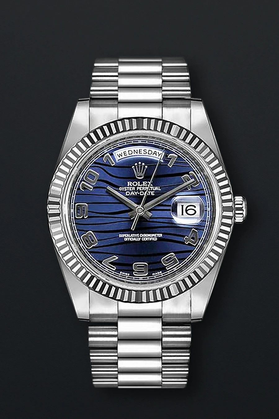 Day-Date 41mm Blue Waves Dial