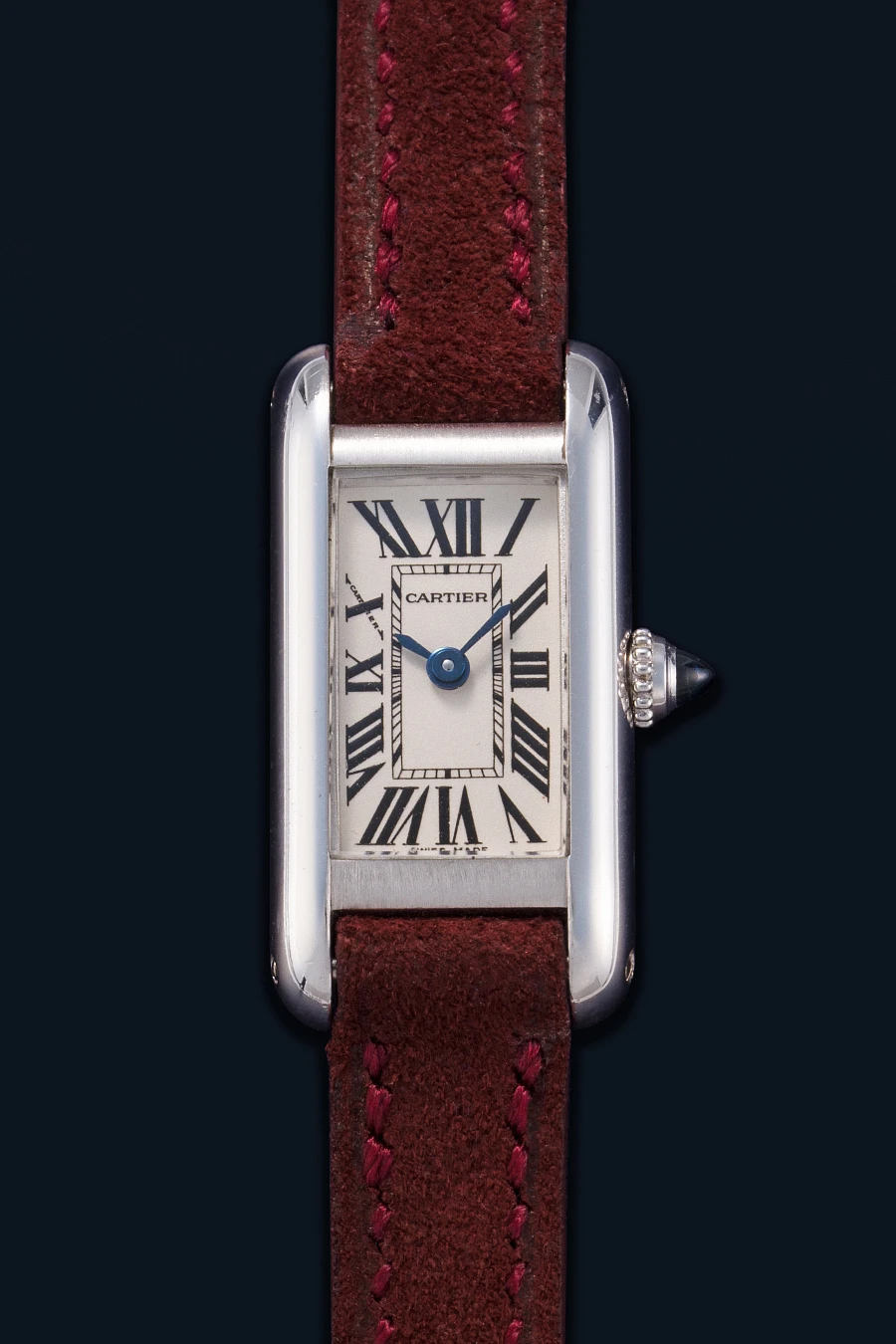 Tank Allongée Ref. 2680 in 18k White Gold