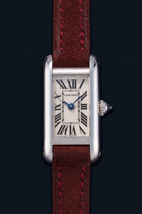 Tank Allongée Ref. 2680 in 18k White Gold