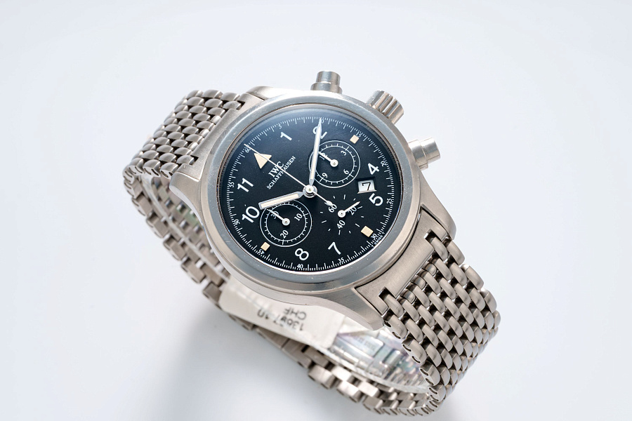 Quartz Chronograph Ref. IW3741 in Stainless Steel