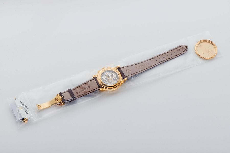 Perpetual Calendar Chronograph Ref. 5970J in 18K Yellow Gold Sealed Full Set from 2008