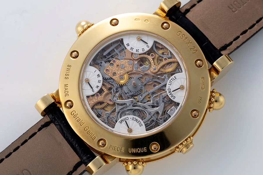 Piece Unique Tourbillon with Grande and Petite Sonnerie Ref. GS1.X.20 in 18k Yellow Gold