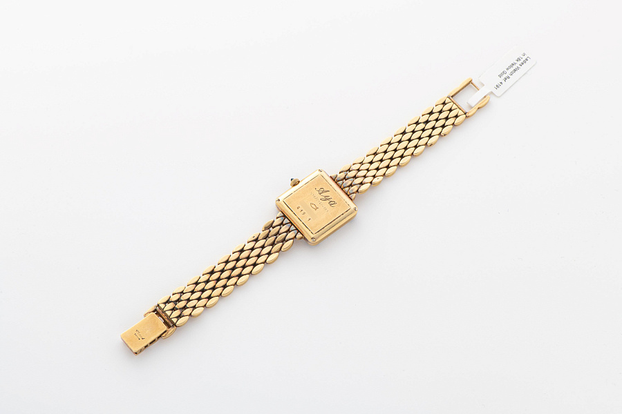 Diamond and Sapphire-Set Ladies Watch Ref. 4191 in 18k Yellow Gold