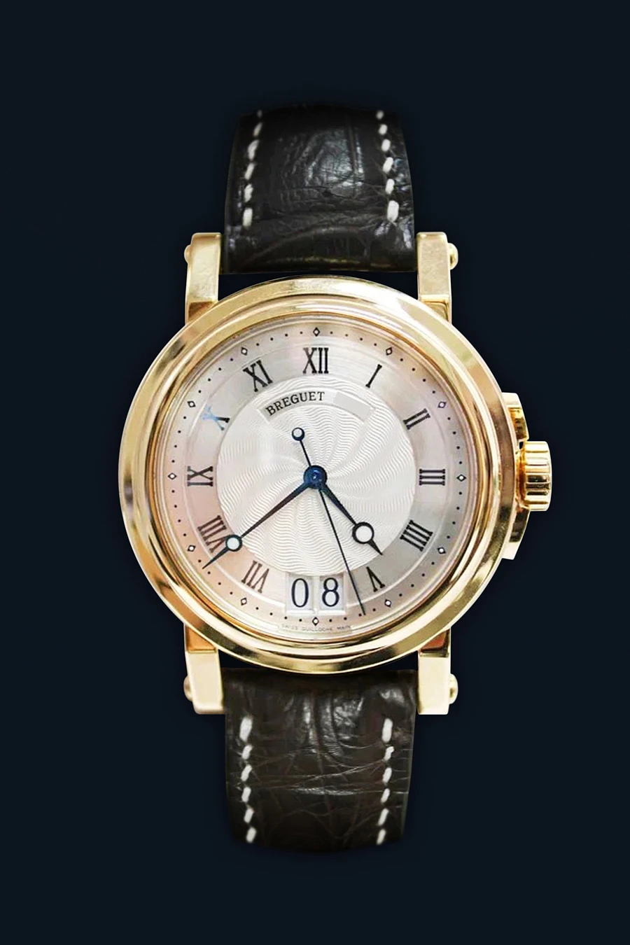 Marine Big Date Yellow Gold