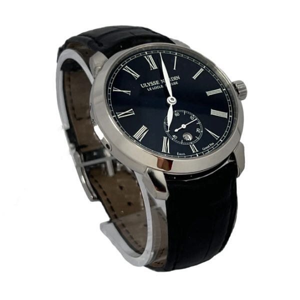 Classico Small Seconds Grand Feu Enamel Black Dial