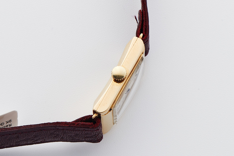 1920s Rectangular Watch Ref. 1880 in 9K Yellow Gold